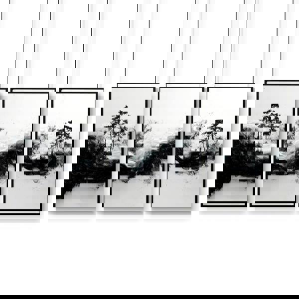 Modern Wall Art For Living Room | Set of 3 Asian Inspired Wall art Prints