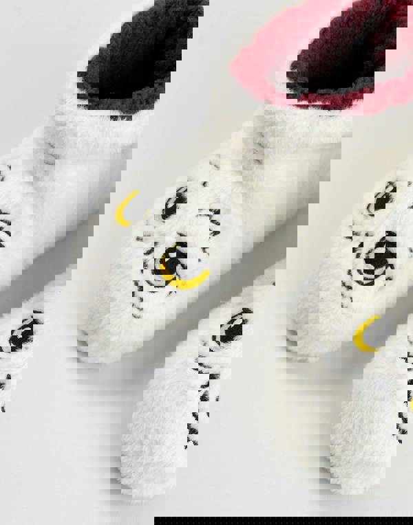 Harry Potter Girls White Hedwig Slipper Boots