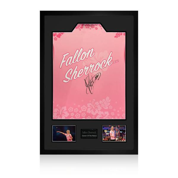 Fallon Sherrock Signed Shirt Premium Frame