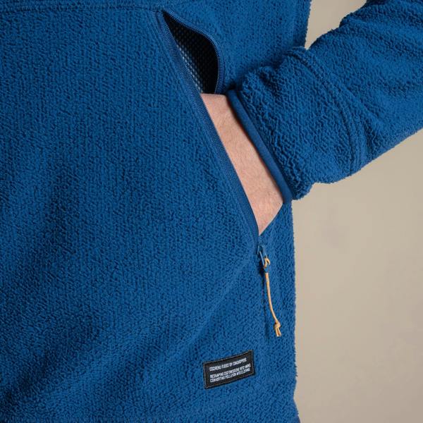 Craghoppers Mens Compresslite Hooded Fleece Jacket - Juniper Berry - 