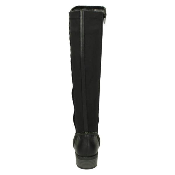 Spot On Ladies Spot On Mid Heel Calf Boots F50868