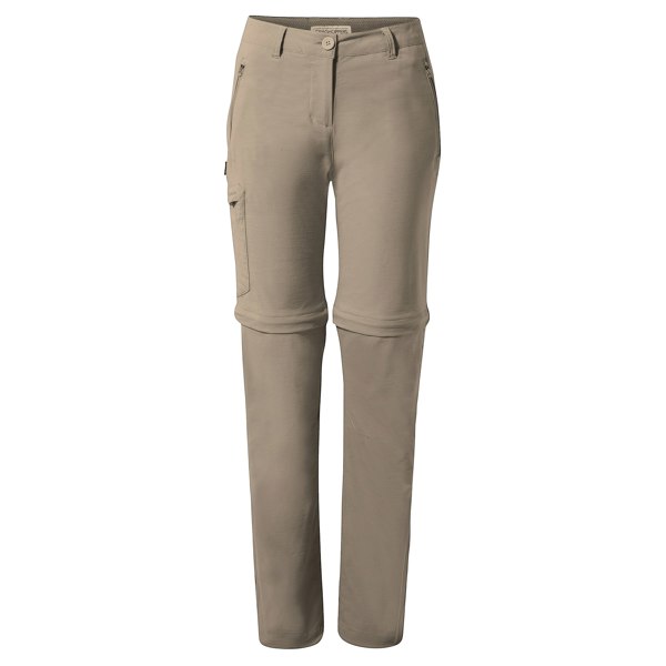 Craghoppers Womens/Ladies NosiLife Pro II Convertible Trousers - Mushroom