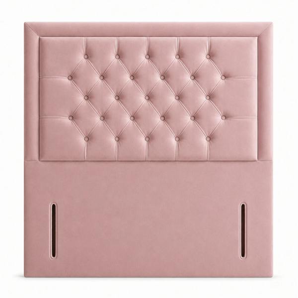 Great British Beds Princess Headboard - Pink Plush
