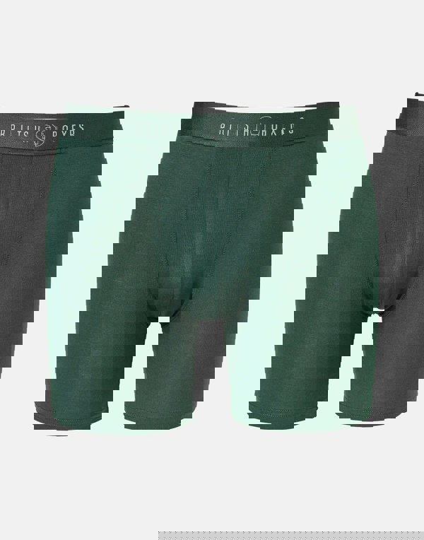 British Boxers Multipack! 4 Pairs of Men's Bamboo Stretch Trunks – Forest Berry