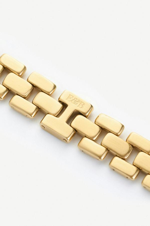 Elk & Bloom Triple Satellite Chain 14K Gold Link Bracelet
