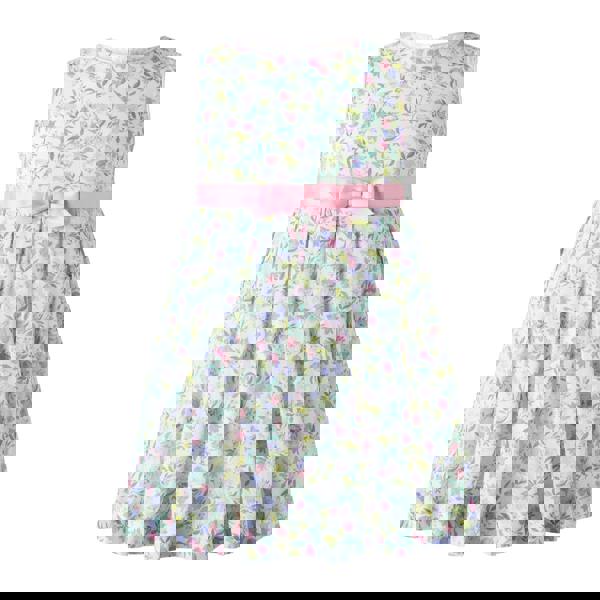 Rachel Riley Purple Tulip Pleated Dress