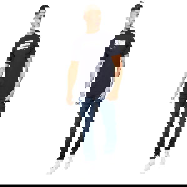 Crosshatch Mens Jamstate T-Shirt - Navy - 