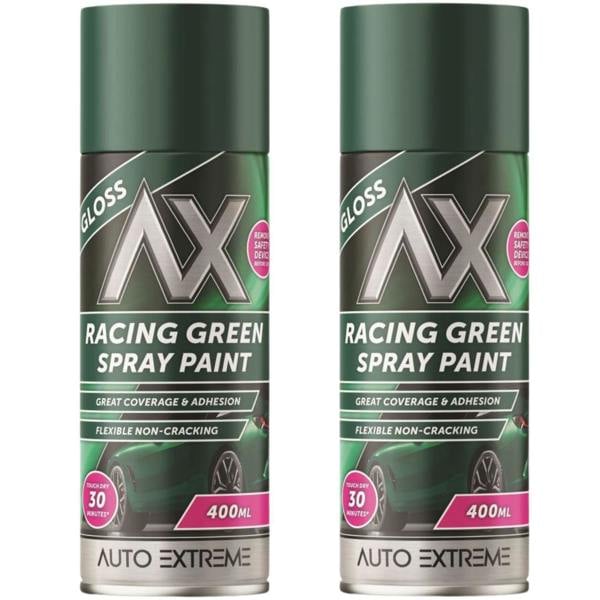 Auto Extreme 2X Auto Extreme Racing Green Spray Paint 400ml