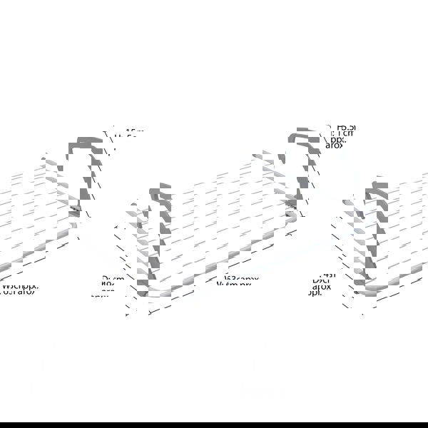 JVL Over Door Radiator Clothes Drying Airer-6M, White