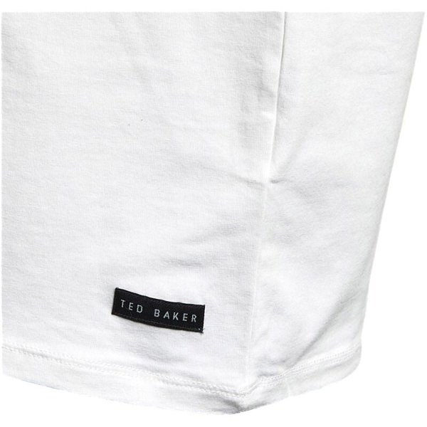 Ted Baker - 3 - Pack Cotton Stretch Crew - Neck T-Shirts, Black/White/Grey - Boxers - and - Briefs.net