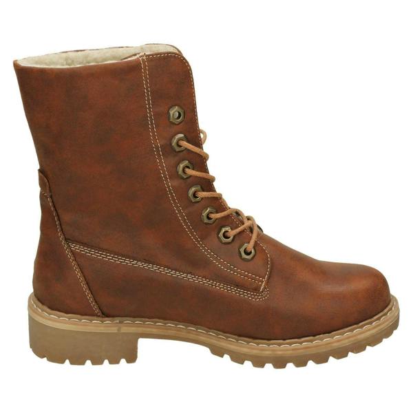 Down to Earth Ladies Down To Earth Fleece Lined Calf Boots