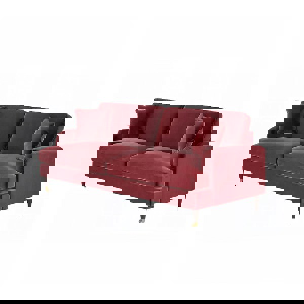 Rit Concept Shafique Two Seater Sofa, Loveseat, Velvet or Linen