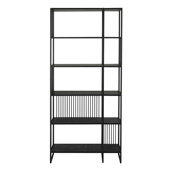 Furniture To Go Strington Bookcase with 5 Shelves in Black