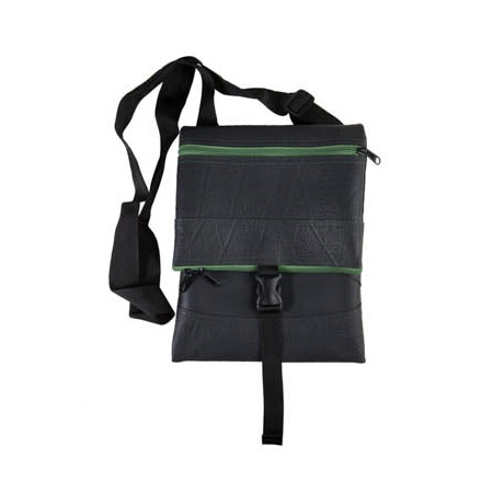 Paguro Jen Foldover Recycled Rubber Vegan Crossbody Bag (6 Colours Available)