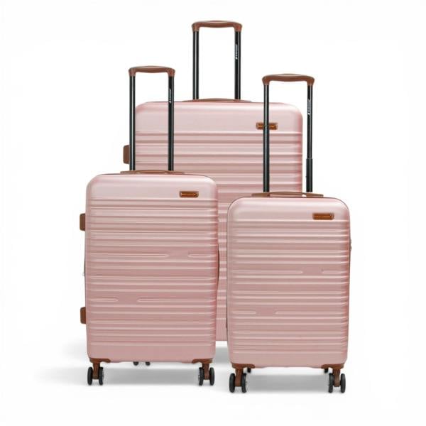 Snowball Expandable Hard Shell ABS Suitcase Set 8 Wheel Robust Travel Case Holiday Luggage