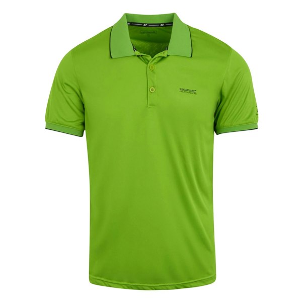 Regatta Mens Remex II Polo Shirt - Grenoble Green Solid