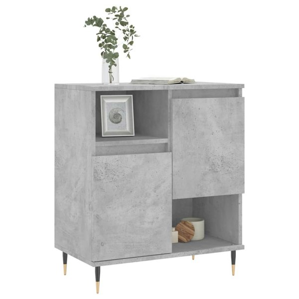 Berkfield Sideboard Concrete Grey 60x35x70 cm Engineered Wood