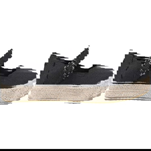 TOMS Carolina Mary Jane Polyester Women's Black Espadrilles
