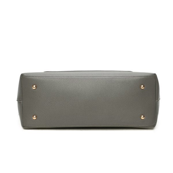 Kitise Structured Tote Handbag with Detachable Crossbody Strap