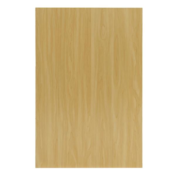 Maple countertop surface from the Demeter LED Shop Counter Set, showcasing a smooth, light wood grain texture and natural finish