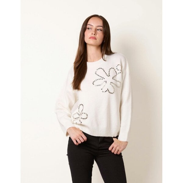 Blue Vanilla Jumper With Silver Stud Detailing
