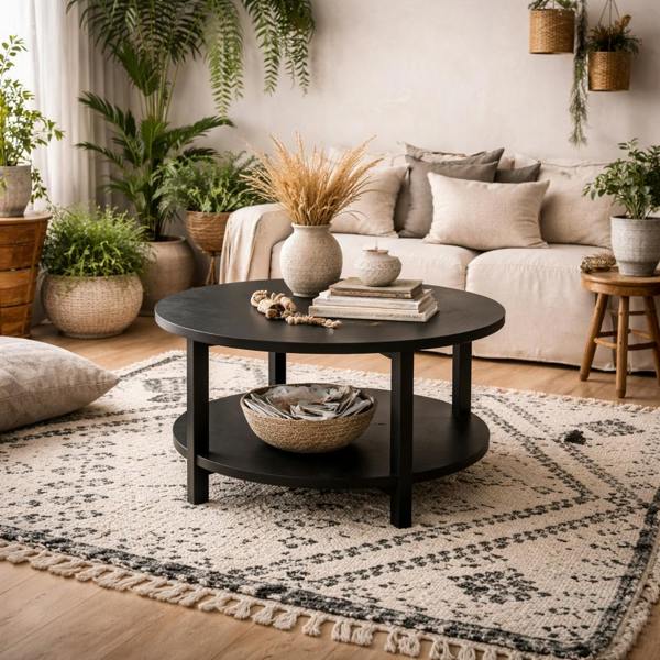 Wyld Haus Westbrook Black Coffee Table