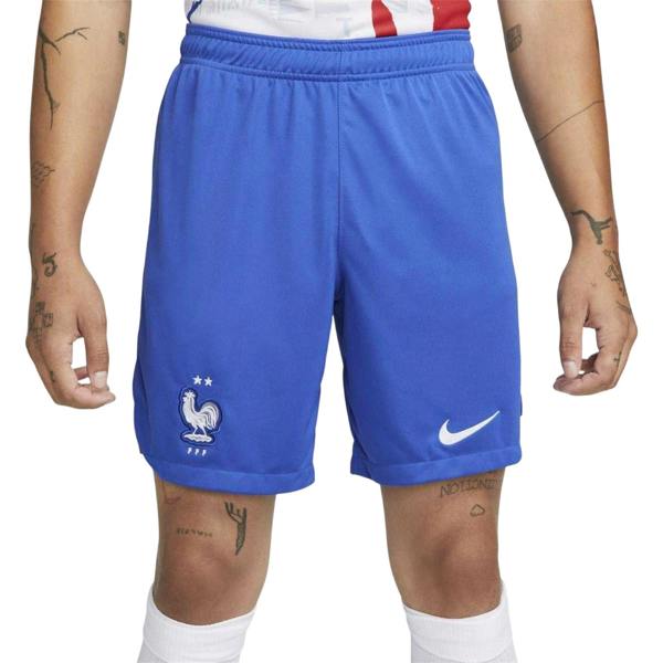 Nike Mens 2022-2023 France Football Shorts - Blue - 