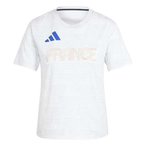 Adidas Womens/Ladies France T-Shirt - White - 