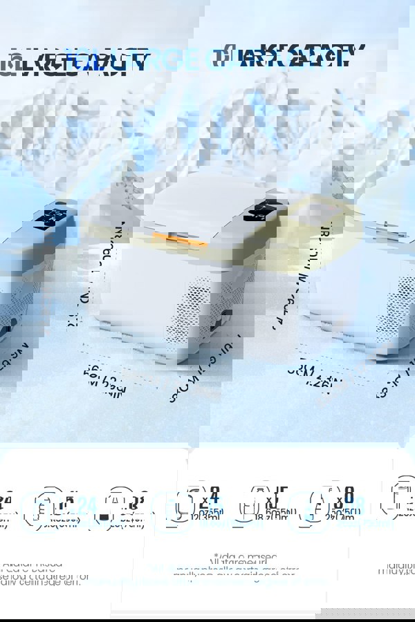 Living and Home 16L Car Fridge 45W Car Mini Fridge Car Refrigerator Portable Camping Fridge Freezer with Display Screen Green