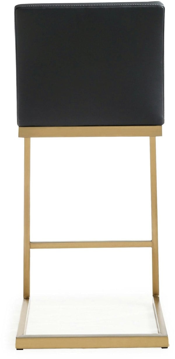 Furniture Edit Parma Black Gold Steel Counter Stool - Set of 2