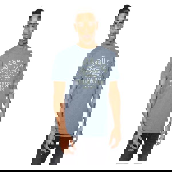 Crosshatch Mens Brandax Assorted Designs T-Shirt (Pack of 5) - Multicoloured - 