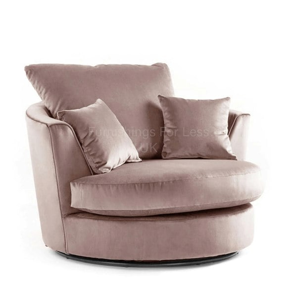 Brooklyn Plush Velvet Swivel Chair - 8