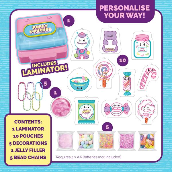 Puffy Pouches Themed Set - Candy Store