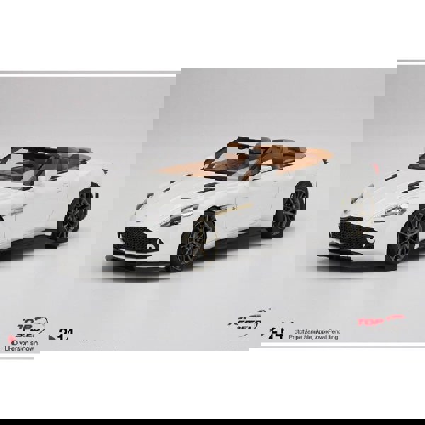 TSM Aston Martin Vanquish Zagato Volante Escaping White 1:18 Scale TSM TS0214