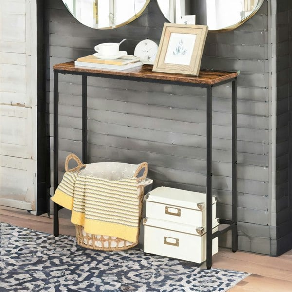 Rafaelo Mobilia Slim Console Table for Hallway