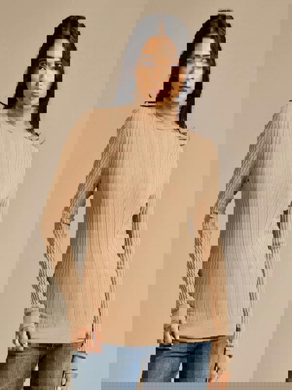 Lizzie Turtle Neck Fine Knit Jumper | GWD Fashion