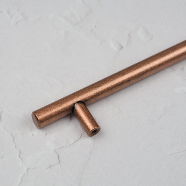 Handle & Home Antique Copper Bar Handle