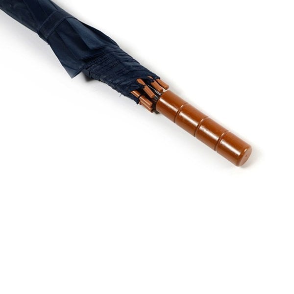 Navy Plain Cheap Jollybrolly Umbrella Handle