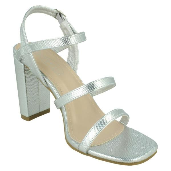 Spot On Ladies Spot On Strappy High Heel Sandal F1R2043