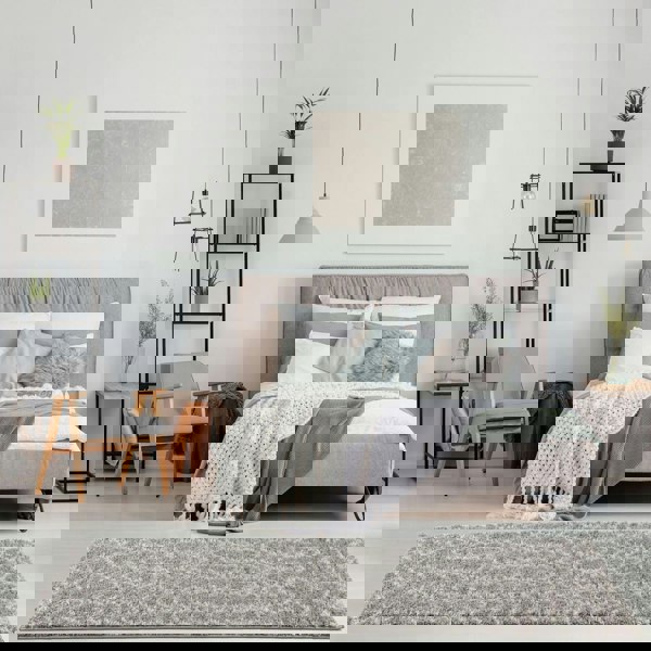 Moroccan-style thick shaggy rug 30 mm pile, non-shedding, pet-friendly