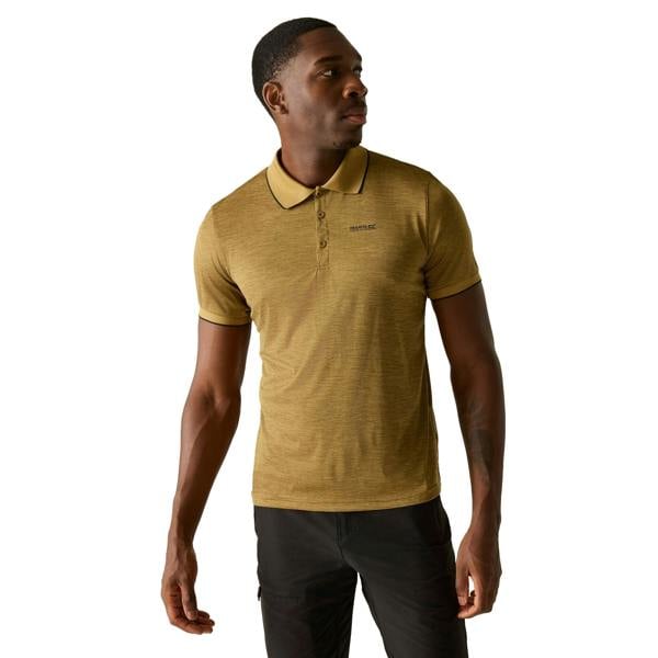 Regatta Mens Remex II Jersey Polo Shirt - Wood Brown - 