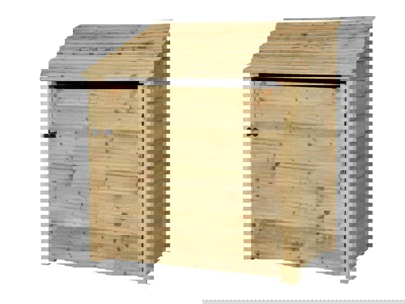 Arbor Garden Solutions Wooden Log Store with Door and Shelf W-119cm, H-126cm Or 180cm, D-88cm