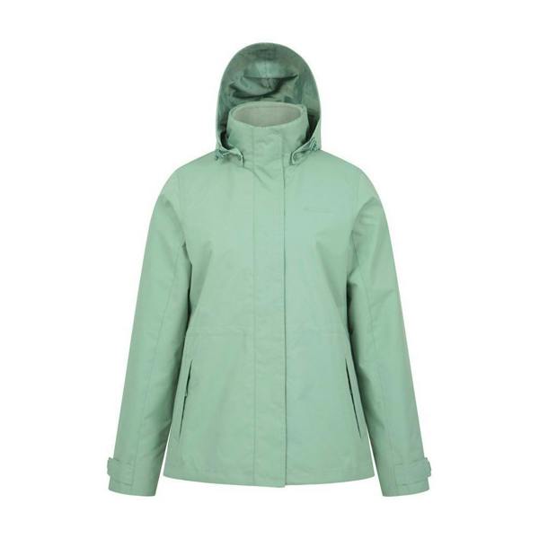 Mountain Warehouse Womens/Ladies Fell 3 in 1 Water Resistant Jacket - Light Khaki - 