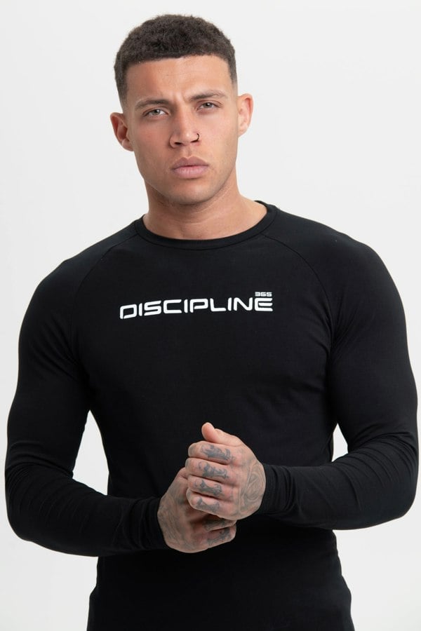 Discipline 365 Black Discipline Long Sleeve Top