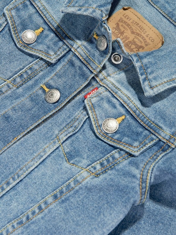 Levi's Kids Wear Levi's Girls Stretch Trucker Jacket in Blue