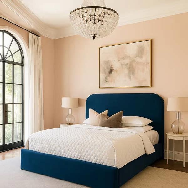 Paradise Beds Oval Padded Bed frame