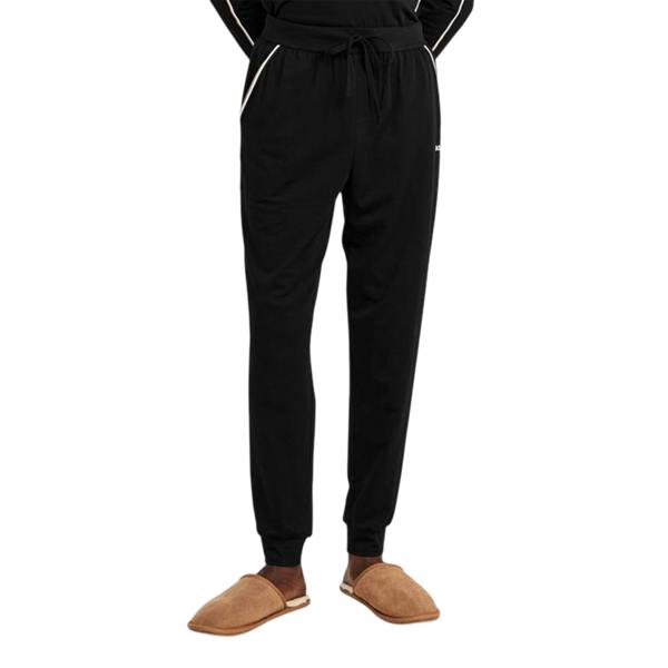 Boss Mens Unique Stripe Detail Joggers - Black - 