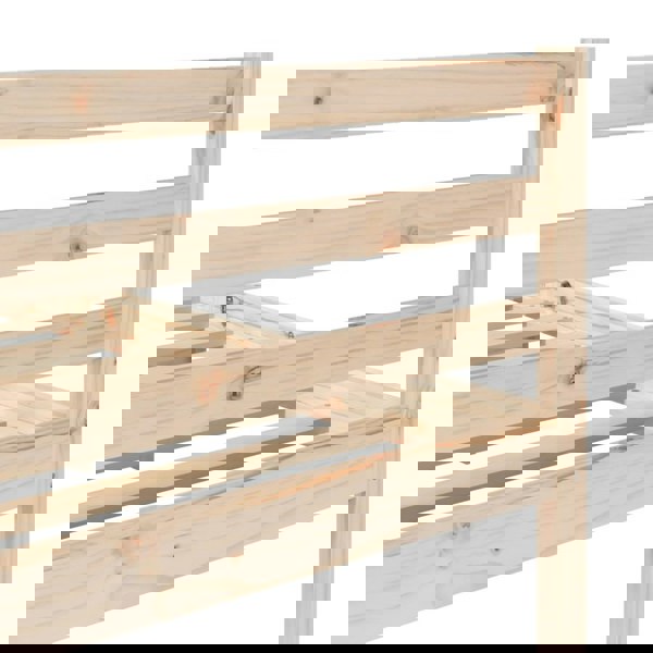 Berkfield Bed Frame Solid Wood Pine 140x200 cm