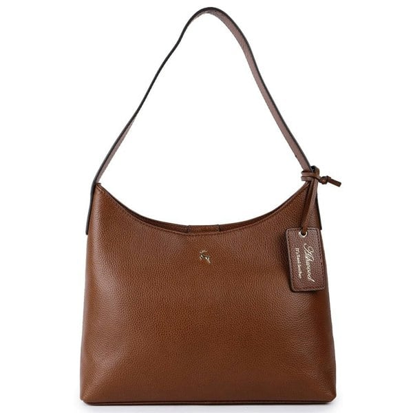 'Splendore di Milano' Real Leather Hobo Shoulder Bag: 64203