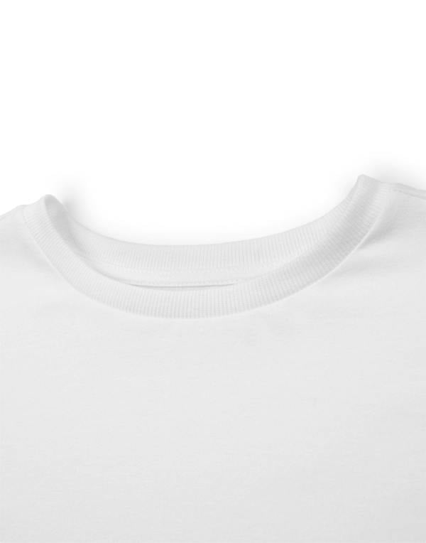 Barbie Womens White California Dream Cropped Short Sleeved T-Shirt